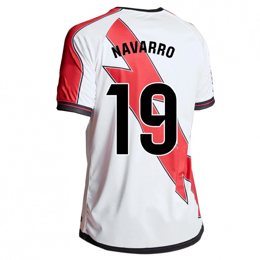 Danxen Dětské Manu Navarro #19 Bílá Červená Domů Hráčské Dresy 2025/26 Dres