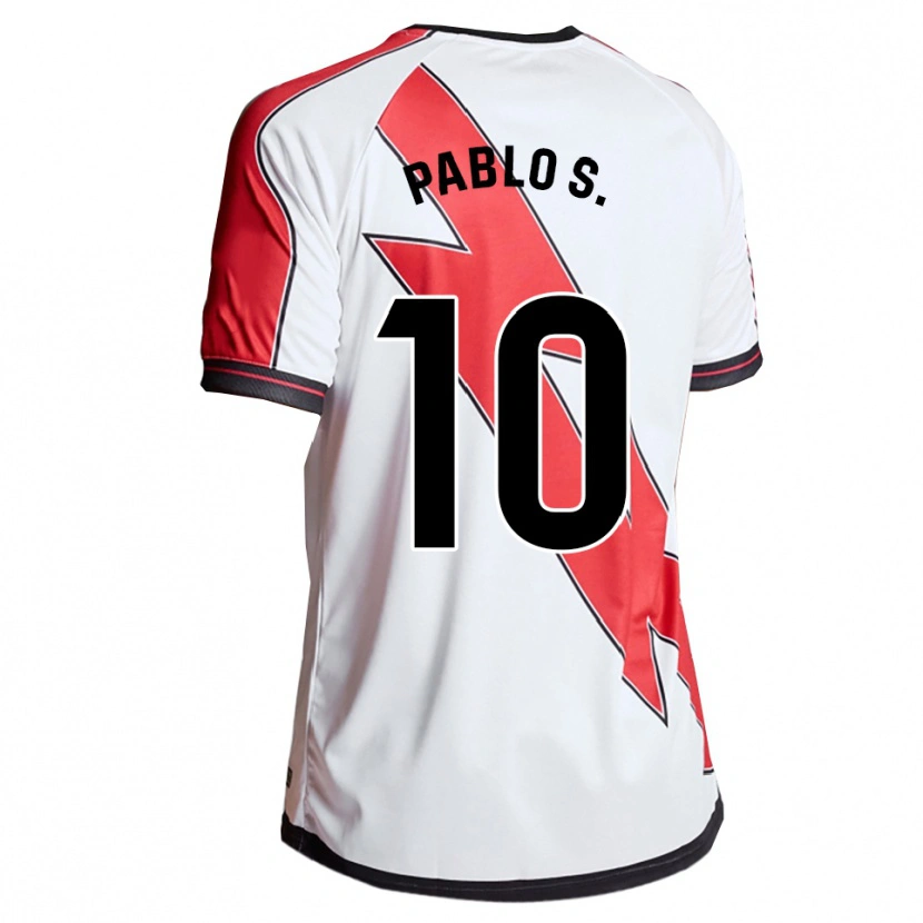 Danxen Dětské Pablo Sánchez #10 Bílá Červená Domů Hráčské Dresy 2025/26 Dres