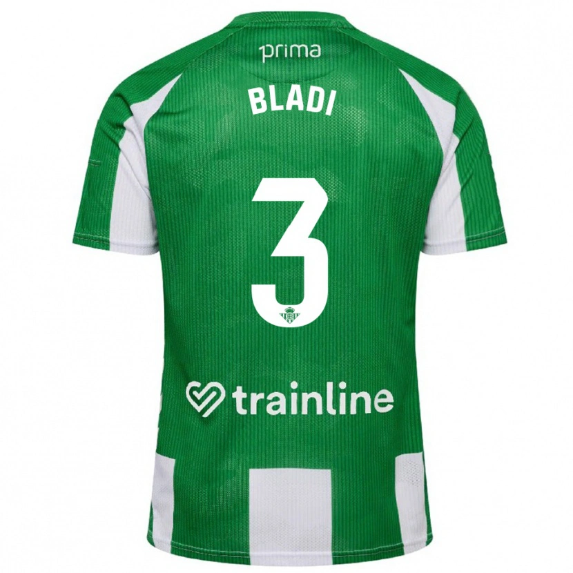 Danxen Dětské Darling Bladi #3 Zelená Bílá Domů Hráčské Dresy 2025/26 Dres