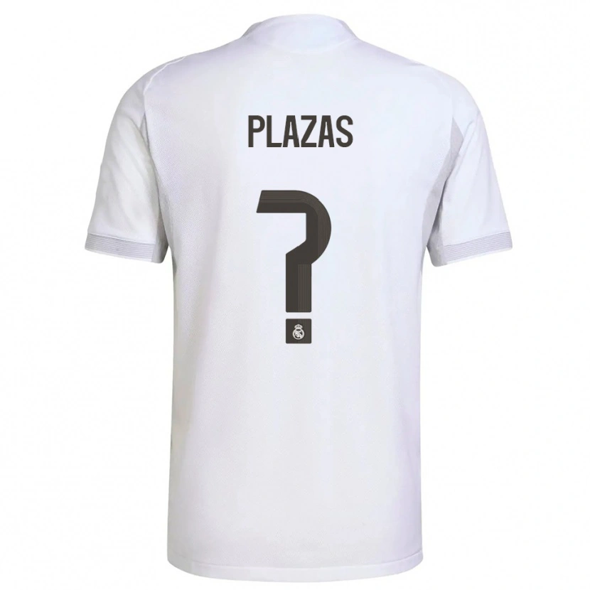 Danxen Dětské Victor Plazas #0 Bílá Žlutá Domů Hráčské Dresy 2025/26 Dres