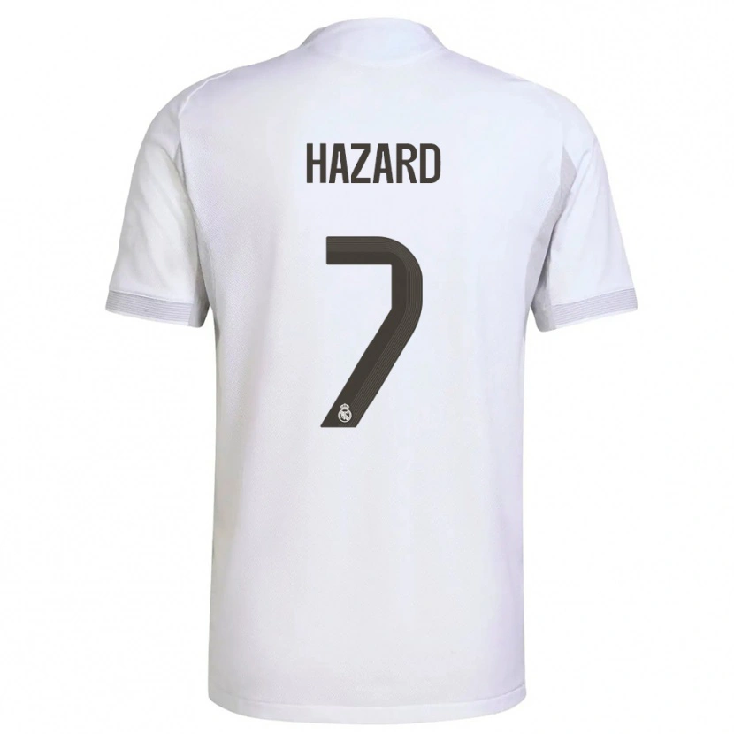 Danxen Dětské Eden Hazard #7 Bílá Žlutá Domů Hráčské Dresy 2025/26 Dres