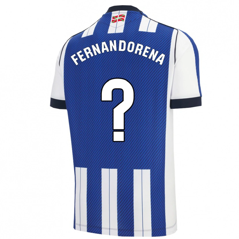 Danxen Dětské Alex Fernandorena #0 Modrá Bílá Domů Hráčské Dresy 2025/26 Dres