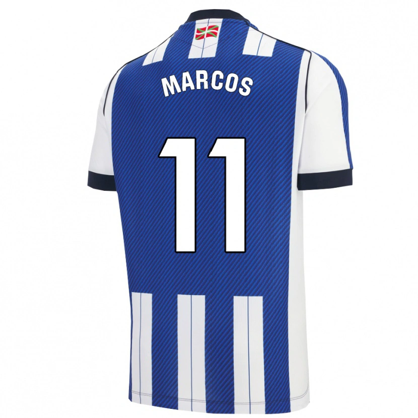 Danxen Dětské Cecilia Marcos Nabal #11 Modrá Bílá Domů Hráčské Dresy 2025/26 Dres