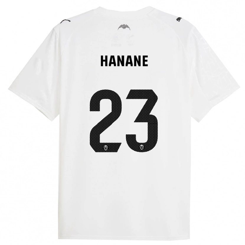Danxen Dětské Hanane Ait El Haj #23 Bílá Černá Domů Hráčské Dresy 2025/26 Dres