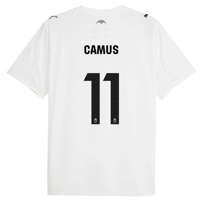 Danxen Dětské Marco Camus #11 Bílá Černá Domů Hráčské Dresy 2025/26 Dres