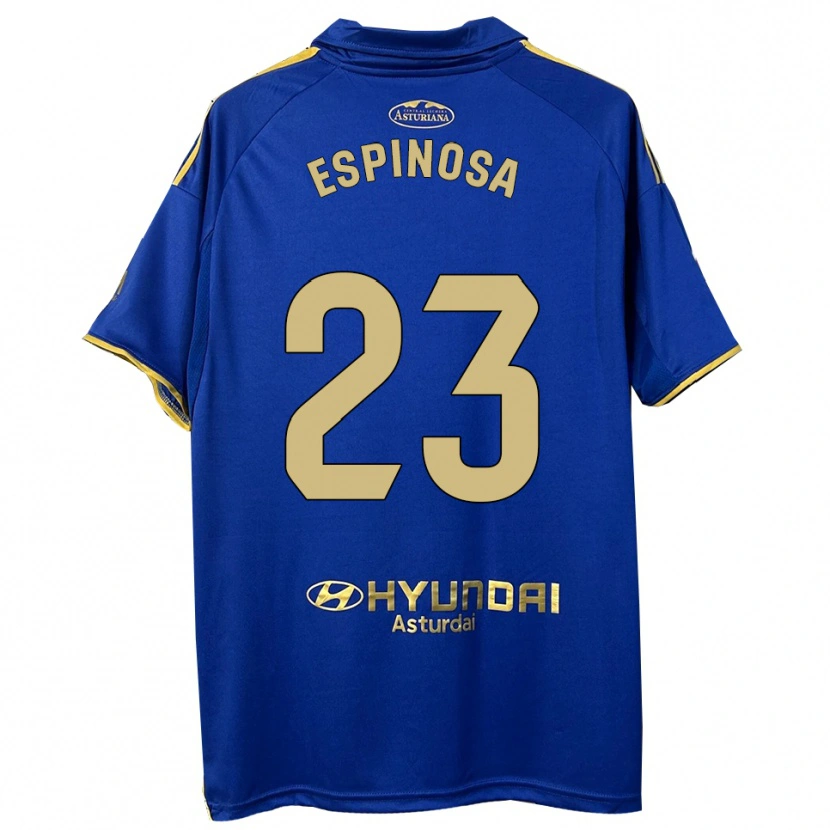 Danxen Dětské Diego Espinosa #23 Modrá Zlatá Domů Hráčské Dresy 2025/26 Dres