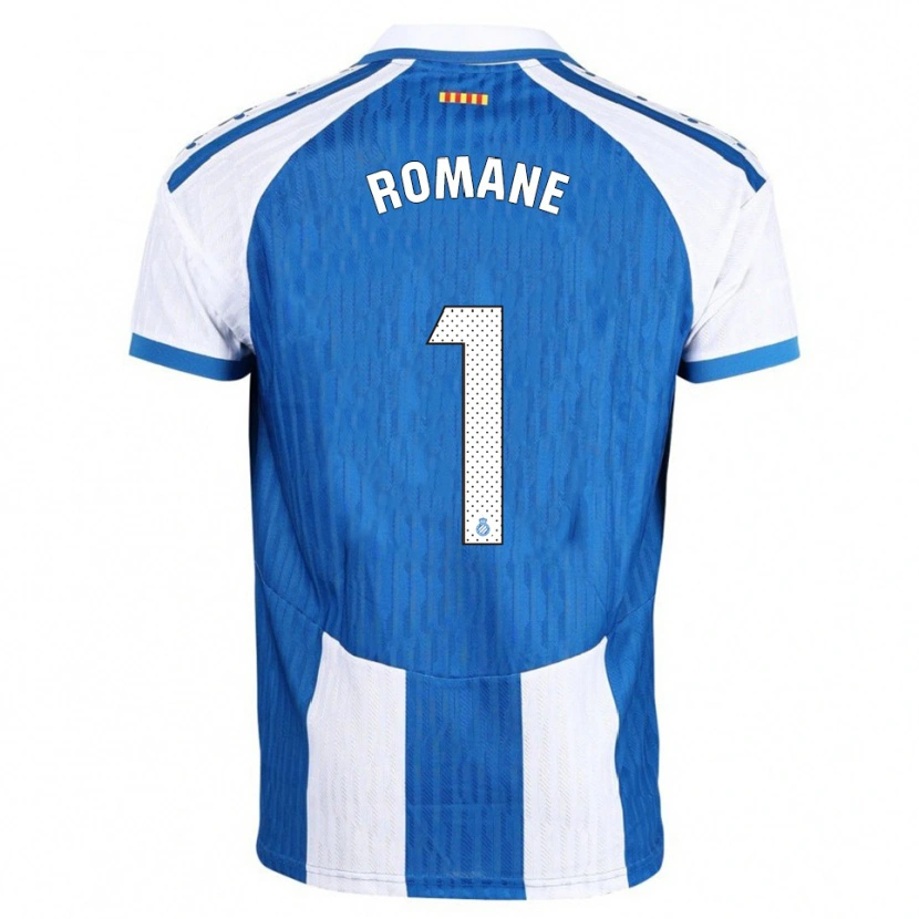 Danxen Dětské Romane Salvador #1 Modrá Bílá Domů Hráčské Dresy 2025/26 Dres