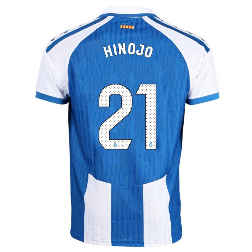 Danxen Dětské Roger Hinojo #21 Modrá Bílá Domů Hráčské Dresy 2025/26 Dres