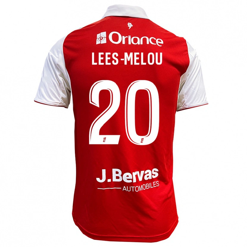 Danxen Dětské Pierre Lees-Melou #20 Červená Bílá Domů Hráčské Dresy 2025/26 Dres