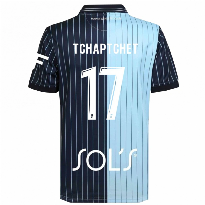 Danxen Dětské Chanel Tchaptchet #17 Tmavě Modrá Nebesky Modrá Domů Hráčské Dresy 2025/26 Dres