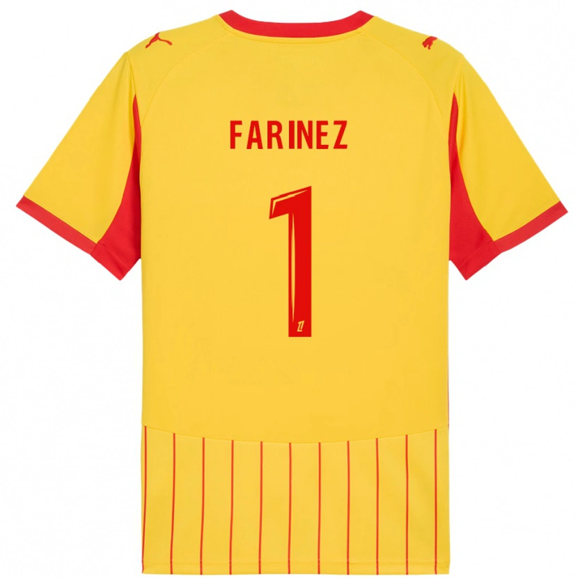 Danxen Dětské Wuilker Fariñez #1 Žlutá Červená Domů Hráčské Dresy 2025/26 Dres