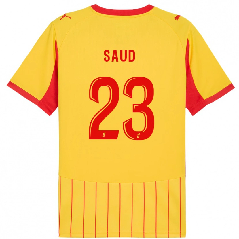Danxen Dětské Saud Abdulhamid #23 Žlutá Červená Domů Hráčské Dresy 2025/26 Dres