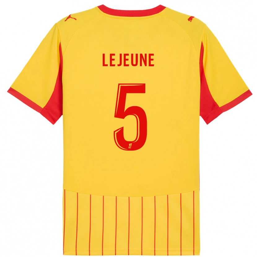 Danxen Dětské Romane Lejeune #5 Žlutá Červená Domů Hráčské Dresy 2025/26 Dres