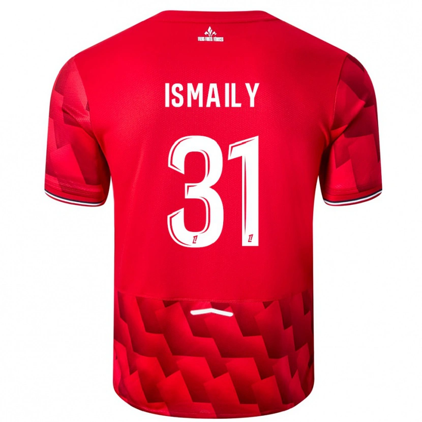 Danxen Dětské Ismaily #31 Červená Bílá Domů Hráčské Dresy 2025/26 Dres