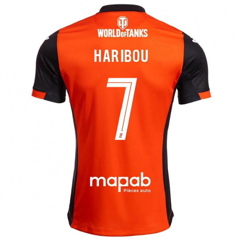 Danxen Dětské Samir Haribou #7 Černá Oranžová Domů Hráčské Dresy 2025/26 Dres
