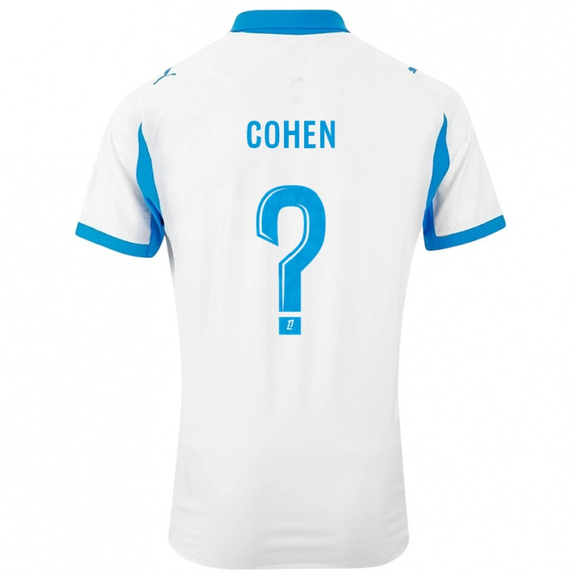 Danxen Dětské Dan Cohen #0 Bílá Nebesky Modrá Domů Hráčské Dresy 2025/26 Dres