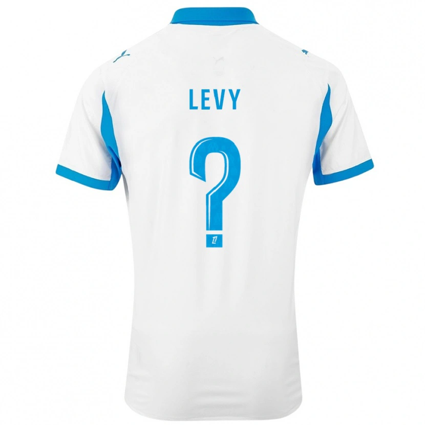 Danxen Dětské Bradley Levy #0 Bílá Nebesky Modrá Domů Hráčské Dresy 2025/26 Dres