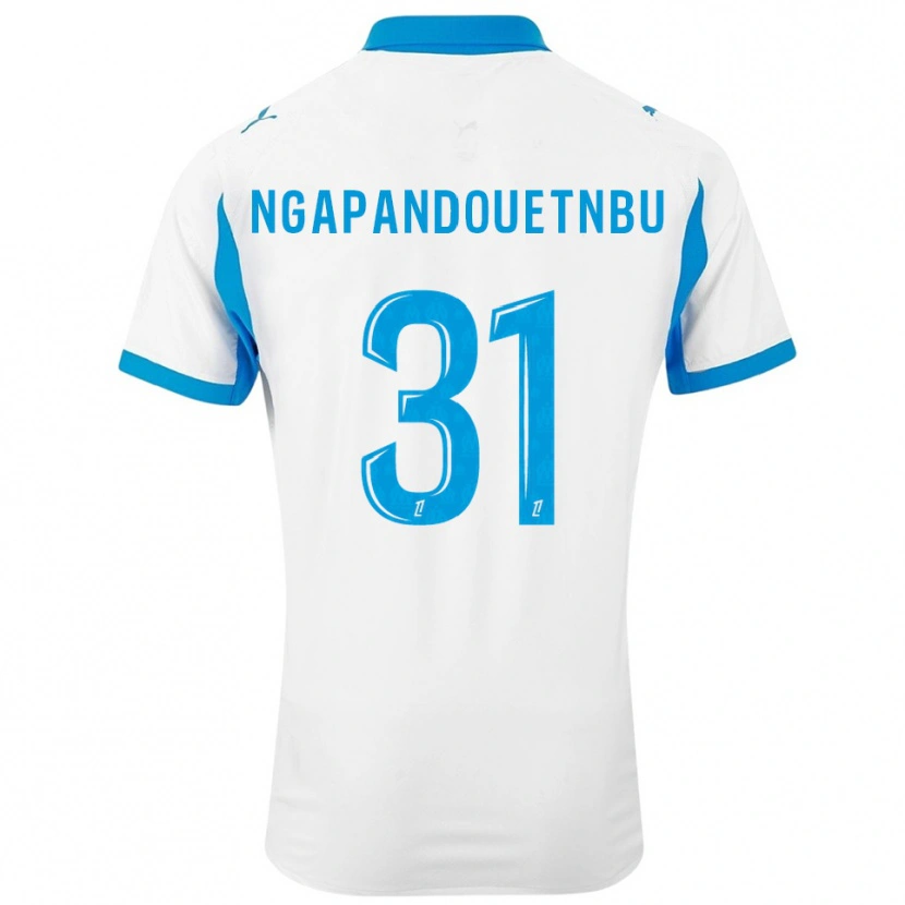 Danxen Dětské Simon Ngapandouetnbu #31 Bílá Nebesky Modrá Domů Hráčské Dresy 2025/26 Dres