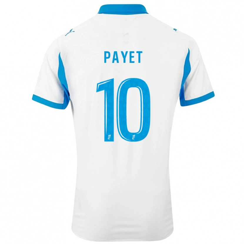 Danxen Dětské Dimitri Payet #10 Bílá Nebesky Modrá Domů Hráčské Dresy 2025/26 Dres