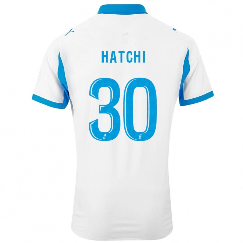 Danxen Dětské Anaïs Hatchi #30 Bílá Nebesky Modrá Domů Hráčské Dresy 2025/26 Dres