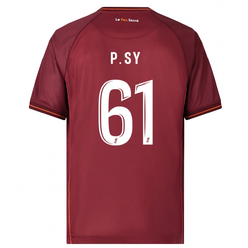 Danxen Dětské Pape Sy #61 Burgundská Bílá Domů Hráčské Dresy 2025/26 Dres