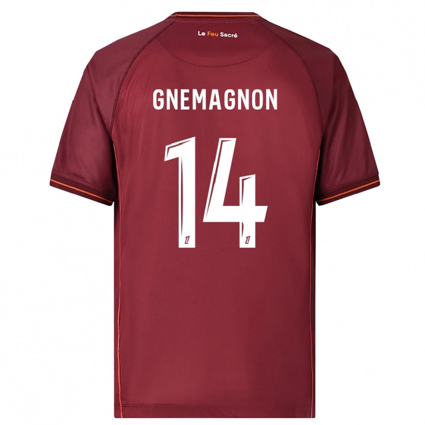 Danxen Dětské Mahi Gnemagnon #14 Burgundská Bílá Domů Hráčské Dresy 2025/26 Dres