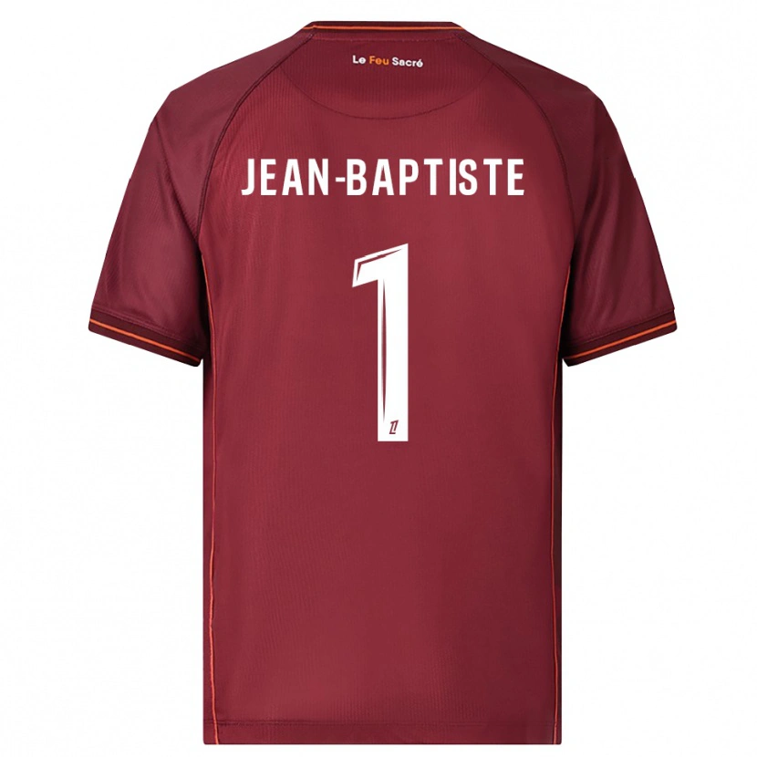 Danxen Dětské Romain Jean-Baptiste #1 Burgundská Bílá Domů Hráčské Dresy 2025/26 Dres