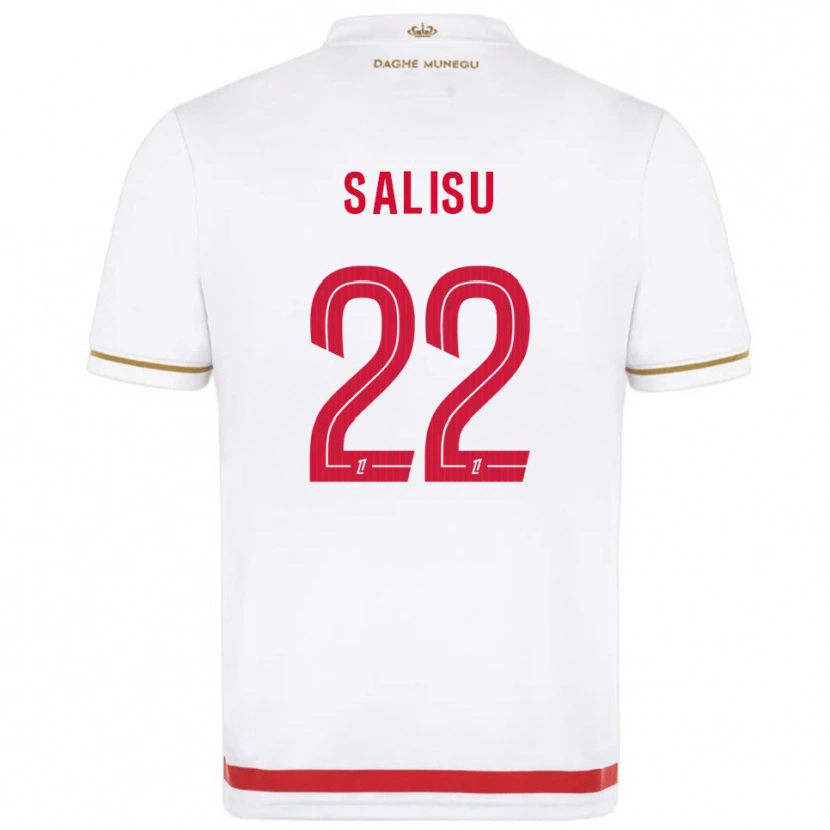 Danxen Dětské Mohammed Salisu #22 Červená Bílá Domů Hráčské Dresy 2025/26 Dres