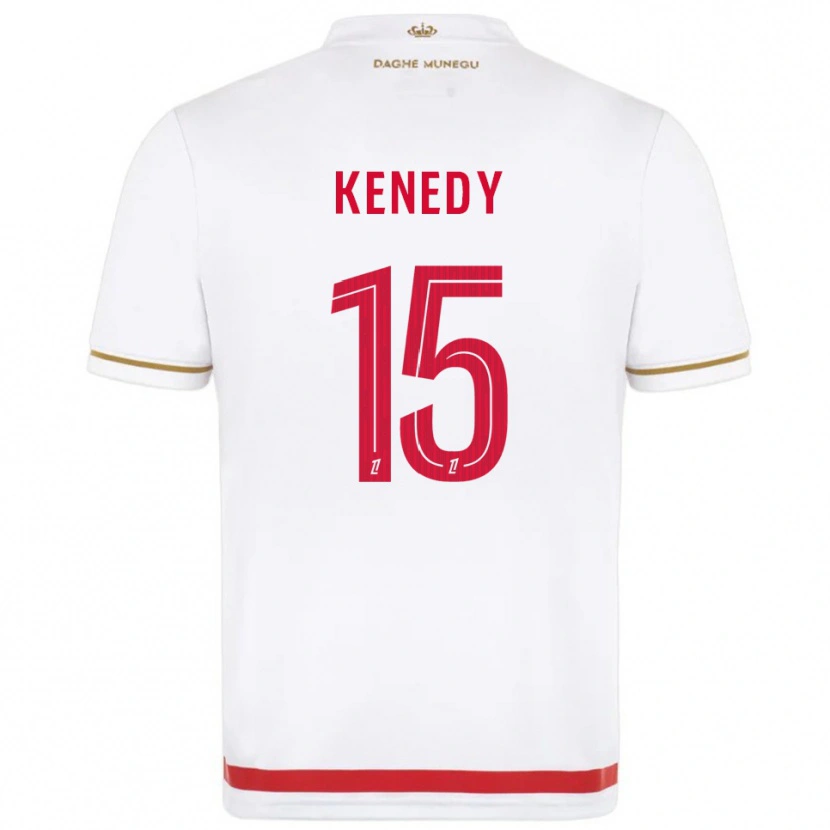 Danxen Dětské Kenedy #15 Červená Bílá Domů Hráčské Dresy 2025/26 Dres