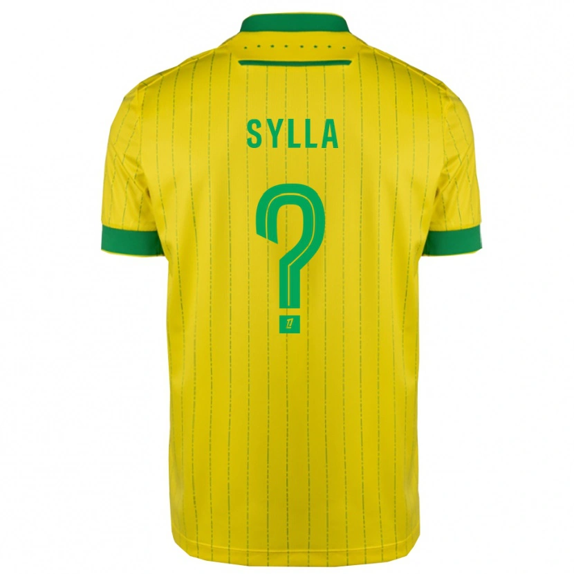 Danxen Dětské Sekou Sylla #0 Žlutá Zelená Domů Hráčské Dresy 2025/26 Dres