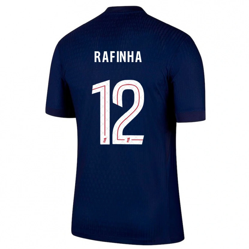 Danxen Dětské Rafinha #12 Tmavě Modrá Červená Domů Hráčské Dresy 2025/26 Dres