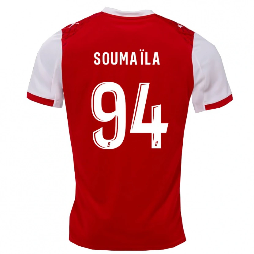 Danxen Dětské Soumaïla Sylla #94 Červená Bílá Domů Hráčské Dresy 2025/26 Dres