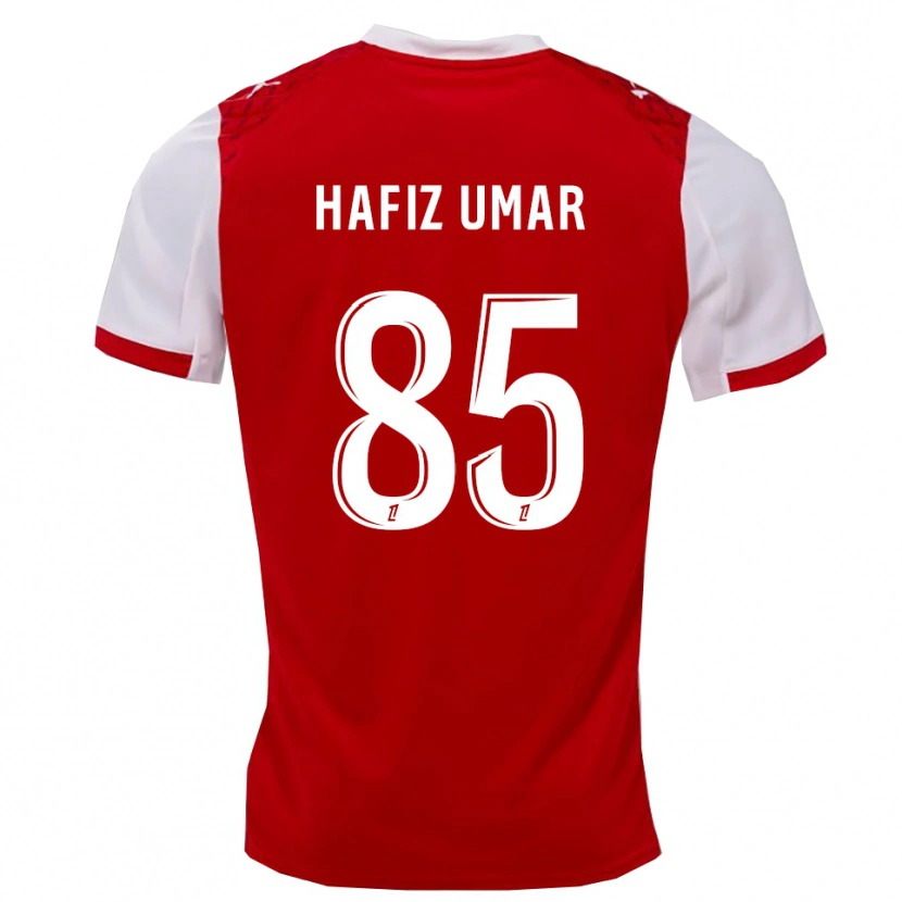 Danxen Dětské Ibrahim Hafiz Umar #85 Červená Bílá Domů Hráčské Dresy 2025/26 Dres