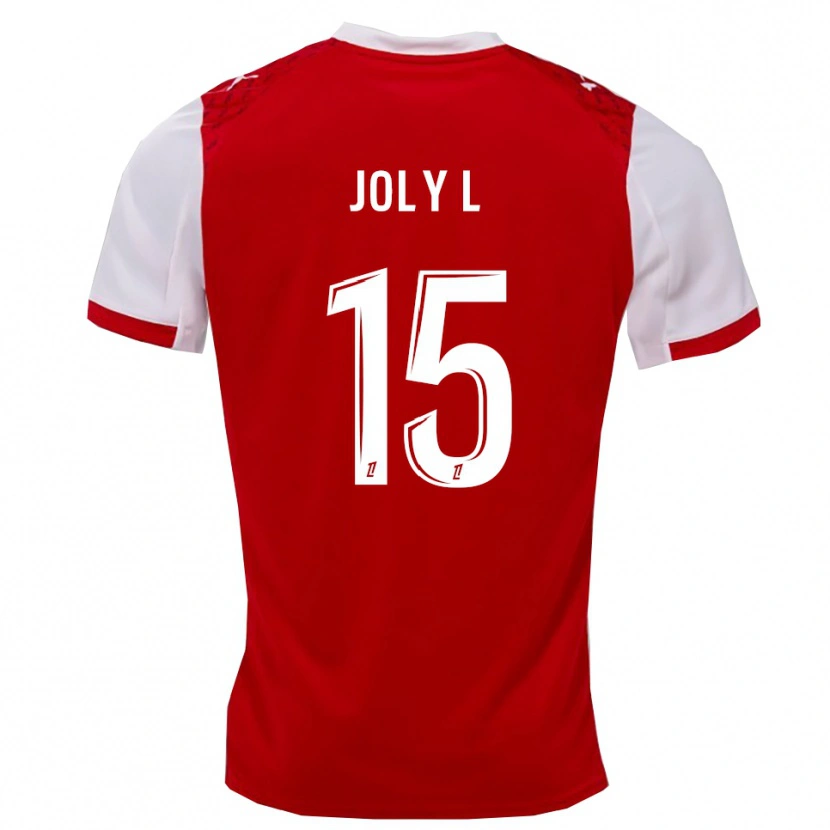 Danxen Dětské Lou Ann Joly #15 Červená Bílá Domů Hráčské Dresy 2025/26 Dres