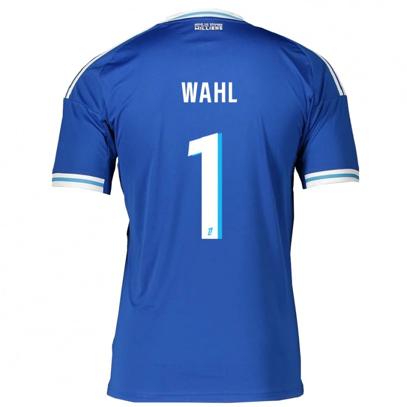 Danxen Dětské Manon Wahl #1 Modrá Bílá Domů Hráčské Dresy 2025/26 Dres