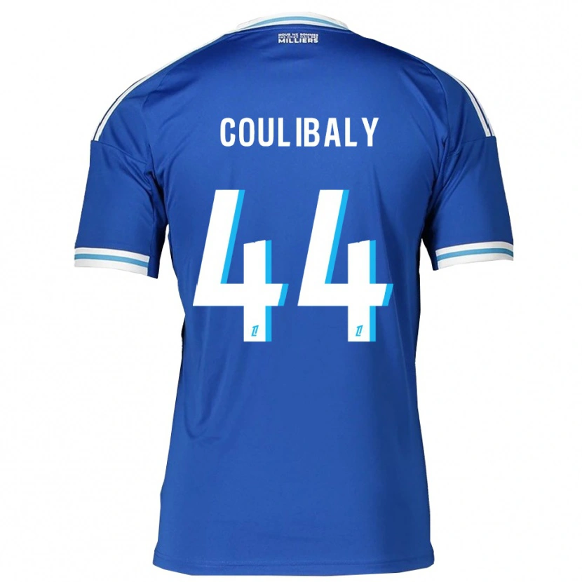 Danxen Dětské Soumaïla Coulibaly #44 Modrá Bílá Domů Hráčské Dresy 2025/26 Dres