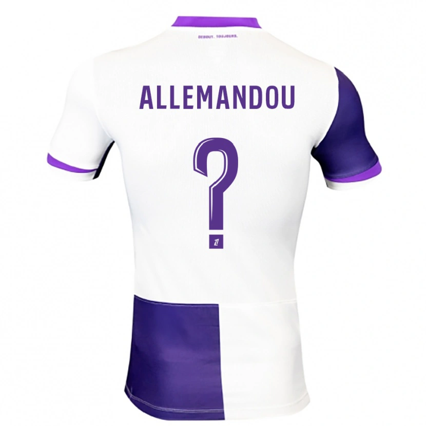 Danxen Dětské Teddy Allemandou #0 Fialová Bílá Domů Hráčské Dresy 2025/26 Dres