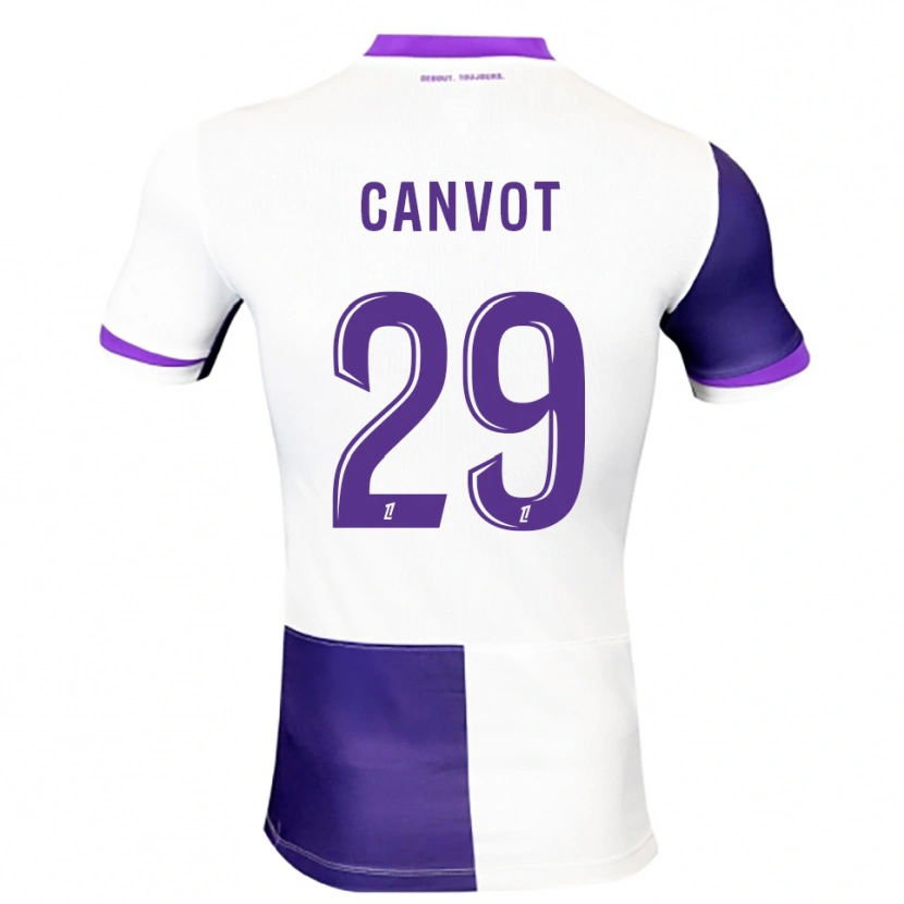 Danxen Dětské Jaydee Canvot #29 Fialová Bílá Domů Hráčské Dresy 2025/26 Dres