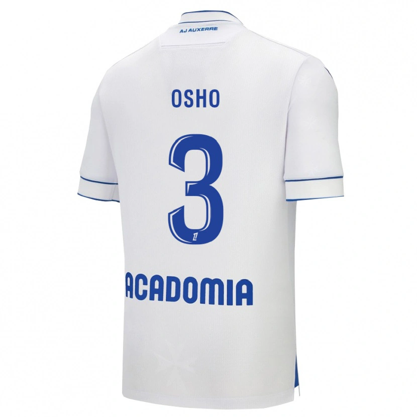 Danxen Dětské Gabriel Osho #3 Bílá Modrá Domů Hráčské Dresy 2025/26 Dres
