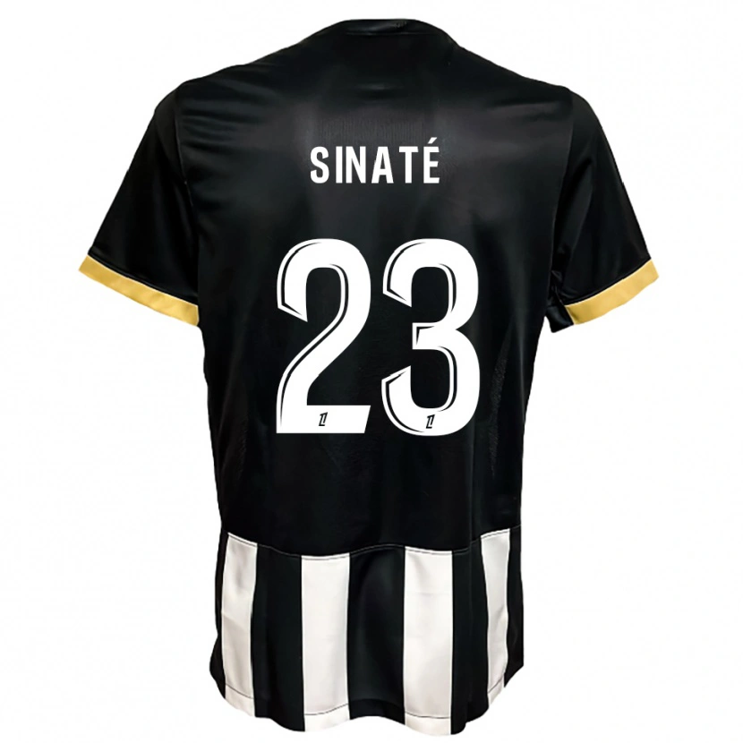 Danxen Dětské Dan Sinaté #23 Černá Bílá Domů Hráčské Dresy 2025/26 Dres