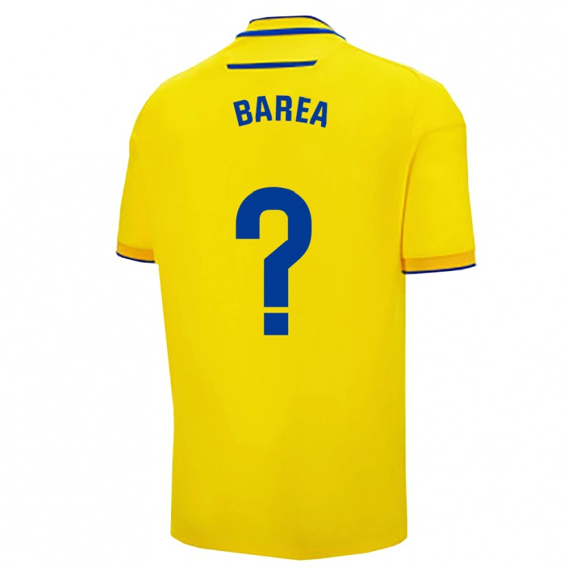 Danxen Dětské Pablo Barea #0 Žlutá Tmavě Modrá Domů Hráčské Dresy 2025/26 Dres