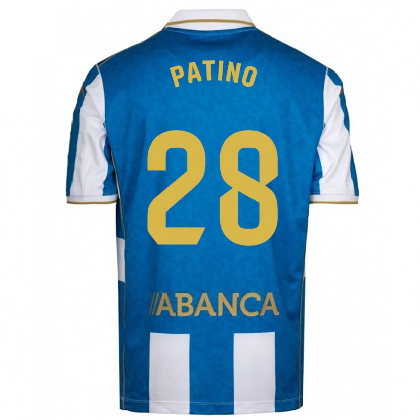 Danxen Dětské Charlie Patiño #28 Bílá Modrá Domů Hráčské Dresy 2025/26 Dres