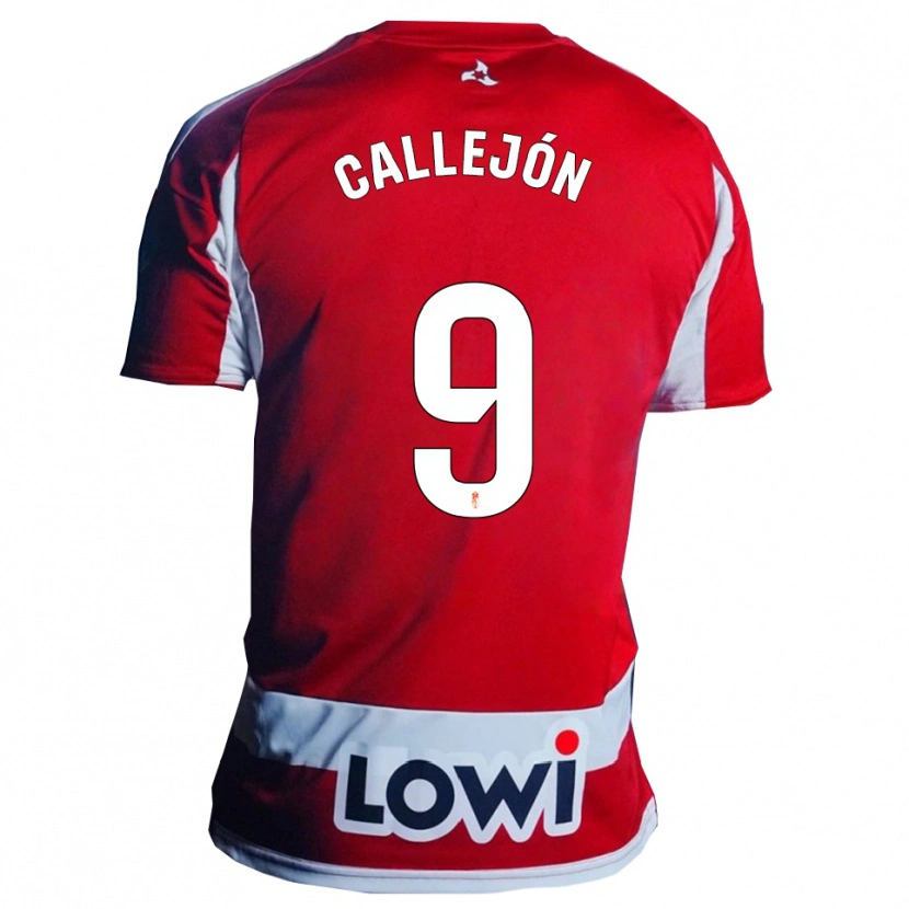 Danxen Dětské Jose Callejon #9 Červená Bílá Domů Hráčské Dresy 2025/26 Dres
