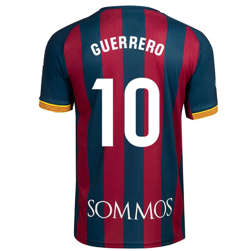 Danxen Dětské Fernando Guerrero #10 Tmavě Modrá Červená Domů Hráčské Dresy 2025/26 Dres
