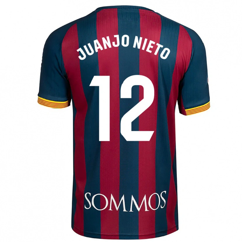 Danxen Dětské Juanjo Nieto #12 Tmavě Modrá Červená Domů Hráčské Dresy 2025/26 Dres