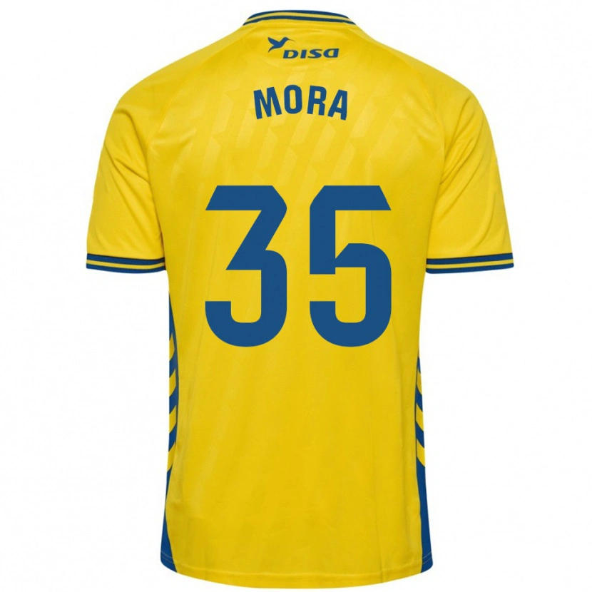 Danxen Dětské Israel Mora #35 Žlutá Modrá Domů Hráčské Dresy 2025/26 Dres