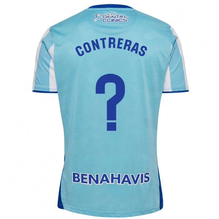 Danxen Dětské Ale Contreras #0 Nebesky Modrá Bílá Domů Hráčské Dresy 2025/26 Dres