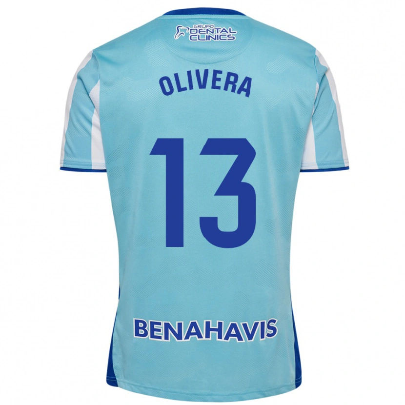 Danxen Dětské Fernando Olivera #13 Nebesky Modrá Bílá Domů Hráčské Dresy 2025/26 Dres