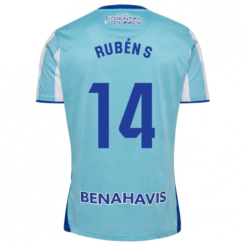 Danxen Dětské Rubén Sánchez #14 Nebesky Modrá Bílá Domů Hráčské Dresy 2025/26 Dres