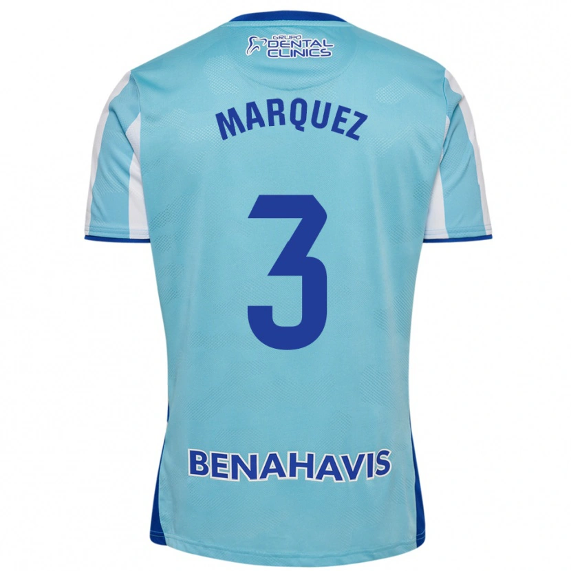 Danxen Dětské David Márquez #3 Nebesky Modrá Bílá Domů Hráčské Dresy 2025/26 Dres